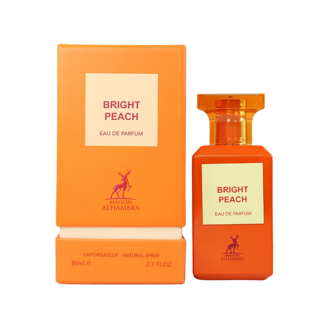 Bright Peach by Maison Alhambra For Unisex Perfume 2.7 oz