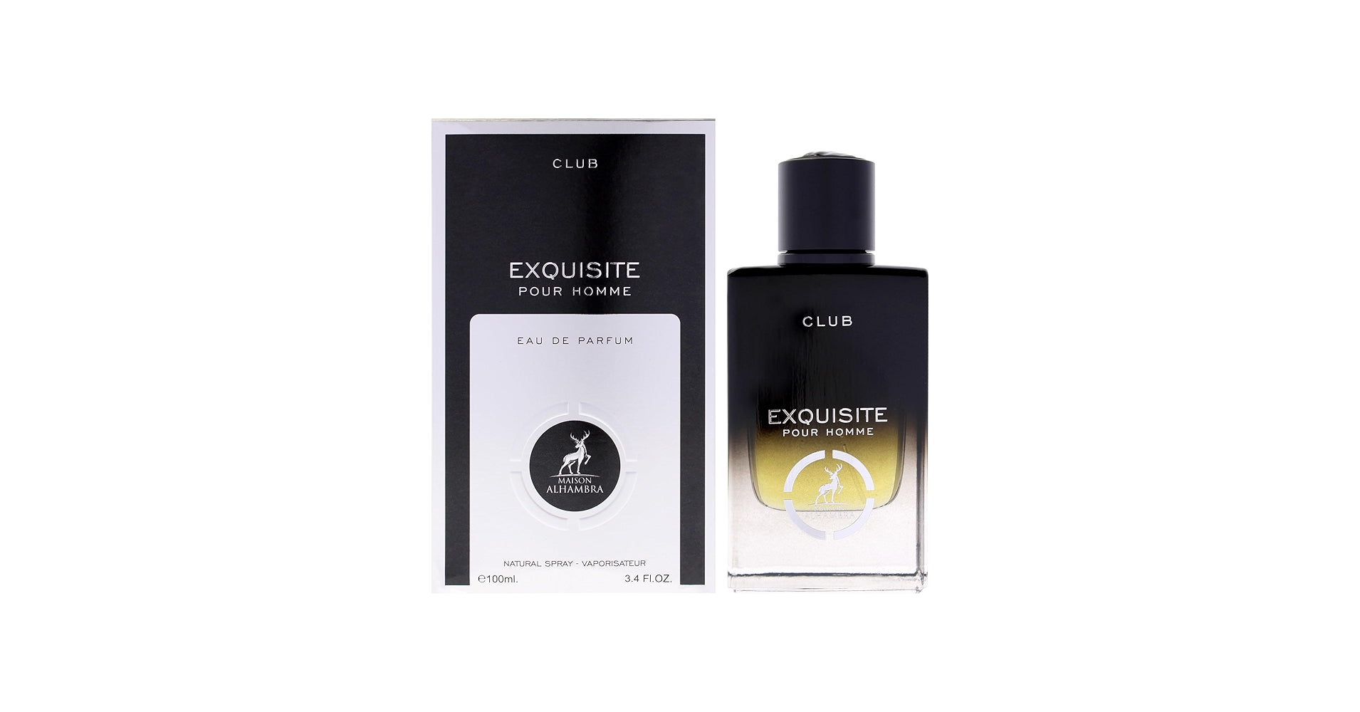 Club Exquisite by Maison Alhambra for Men Perfume 3.4 oz