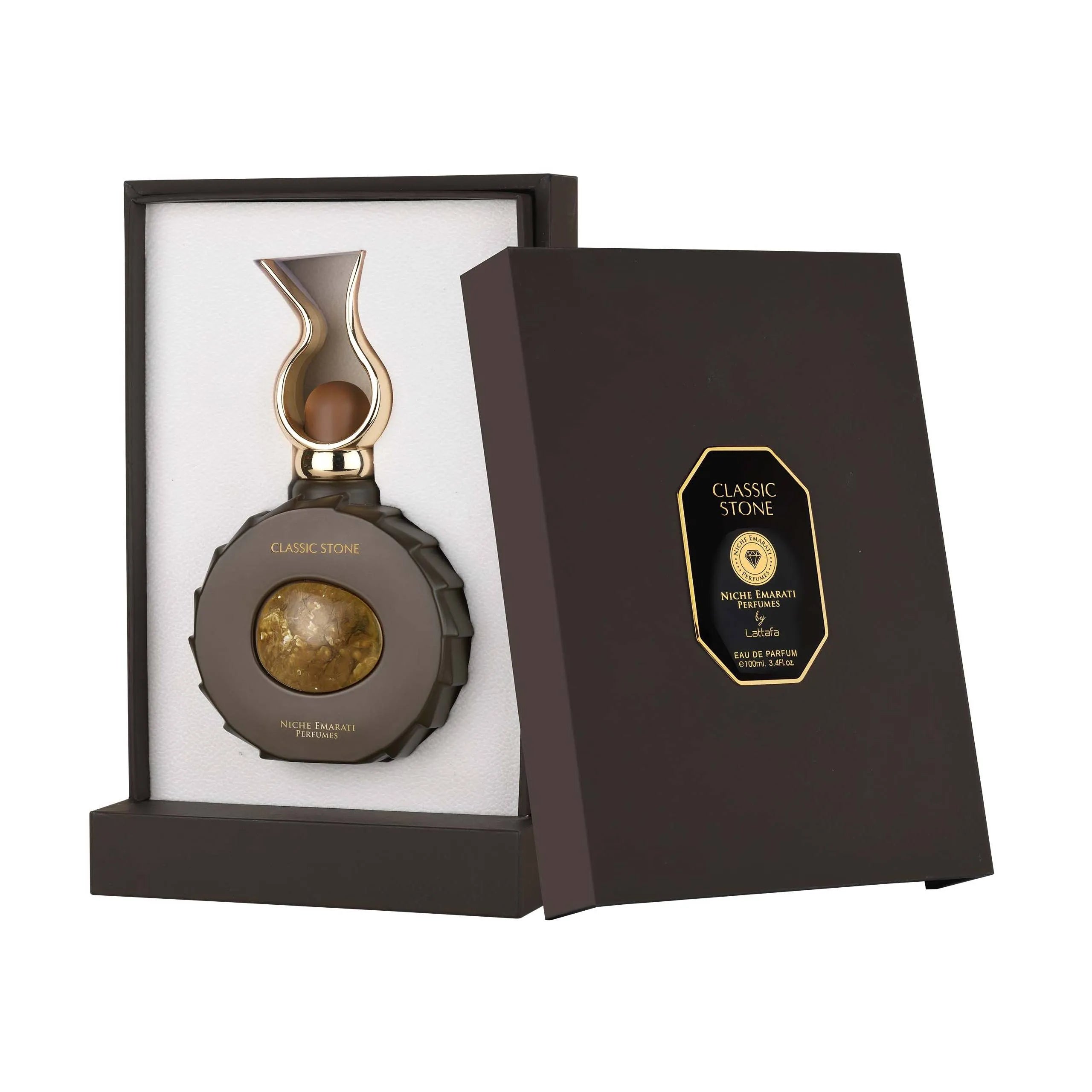 Niche Emarati Classic Stone by Lattafa EDP Spray (Unisex) 3.4 oz