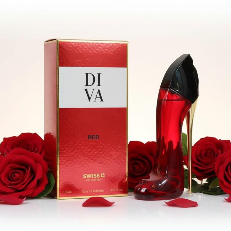 Diva Red by Swiss Collection 3.3oz EDT for Women