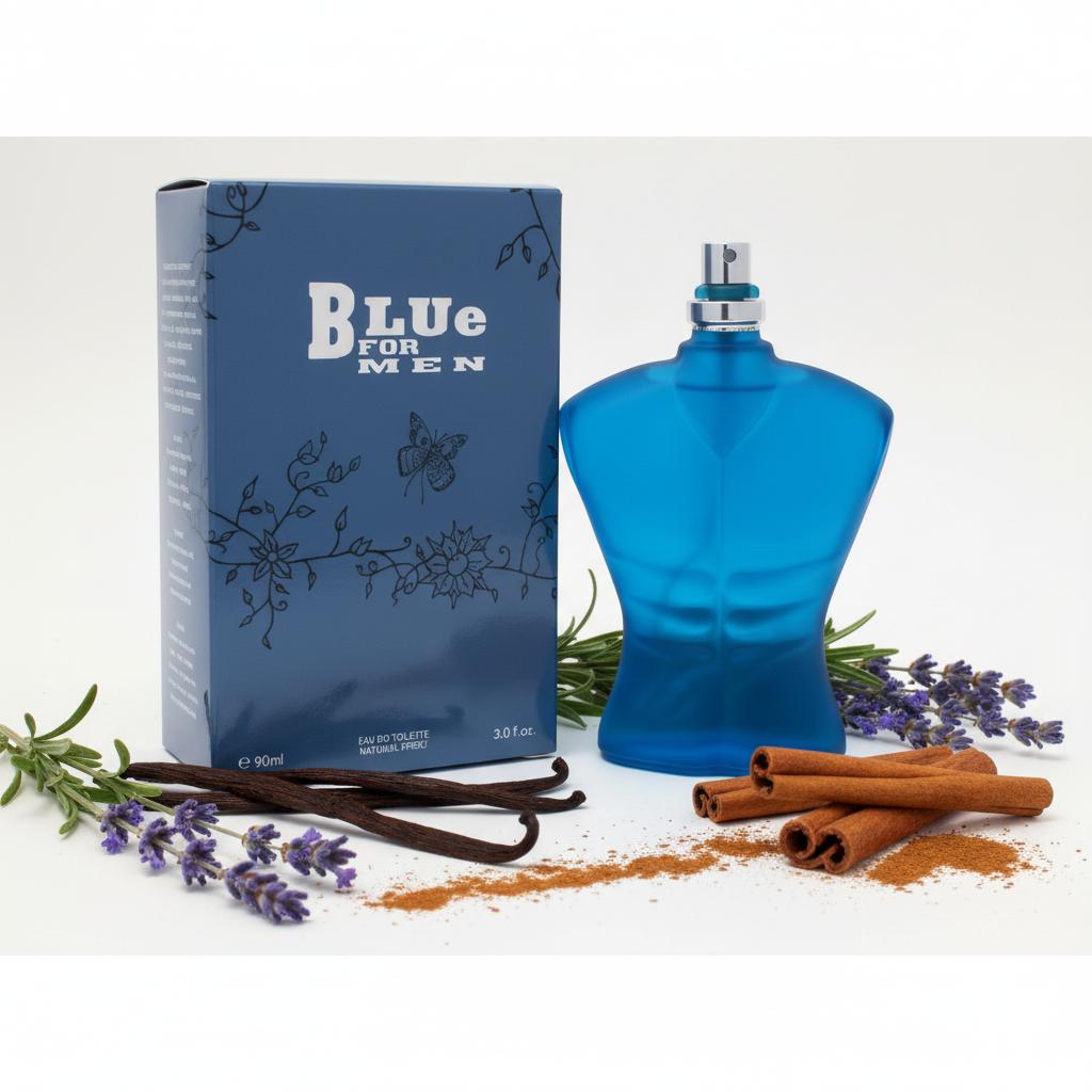 Blue for Men by Royal Fragrance 3.0 oz Eau de Toilette Spray for Men