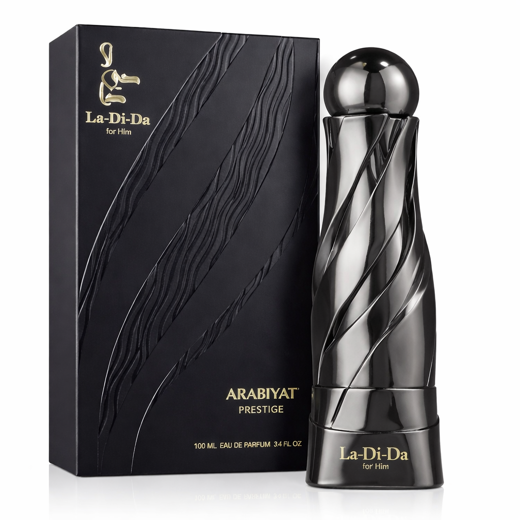 Arabiyat Prestige La-Di-Da for Him bottle and box