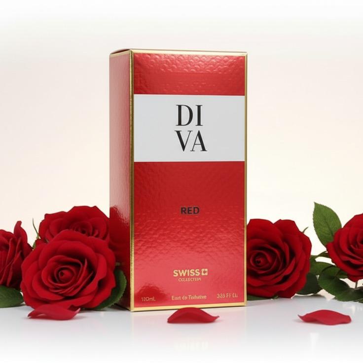 Diva Red by Swiss Collection 3.3oz EDT for Women
