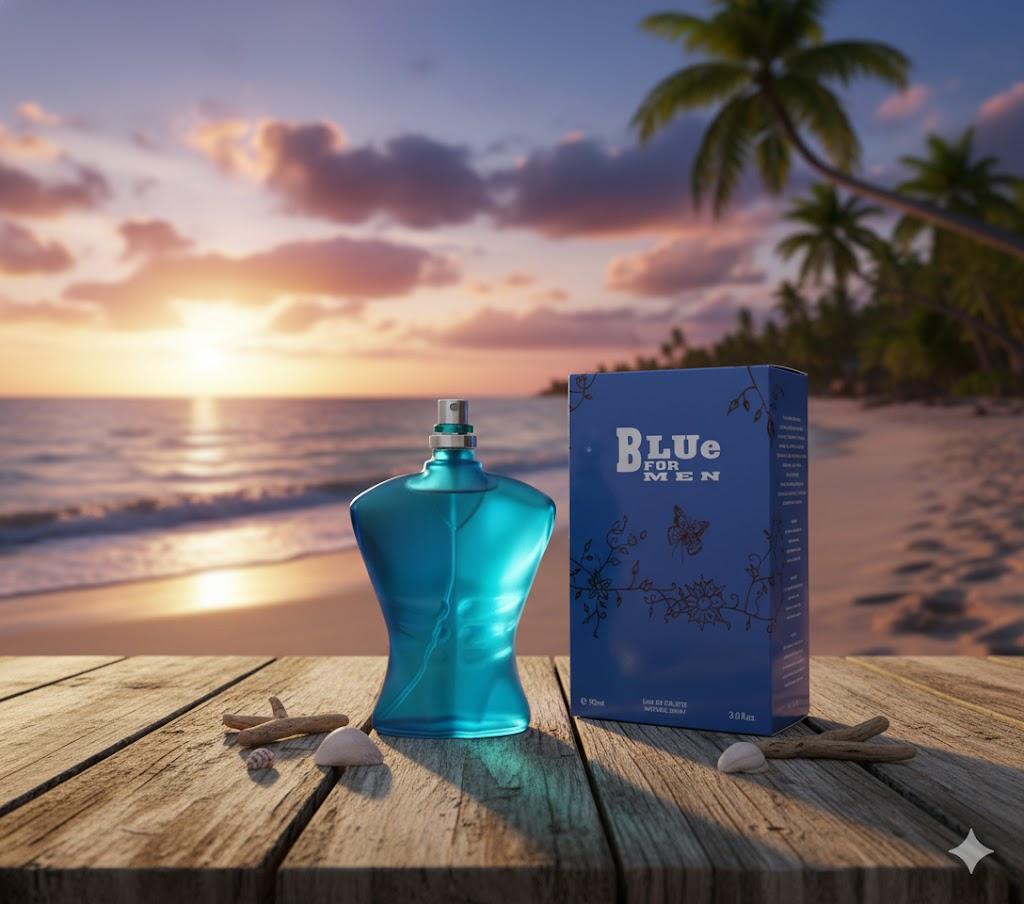 Blue for Men by Royal Fragrance 3.0 oz Eau de Toilette Spray for Men