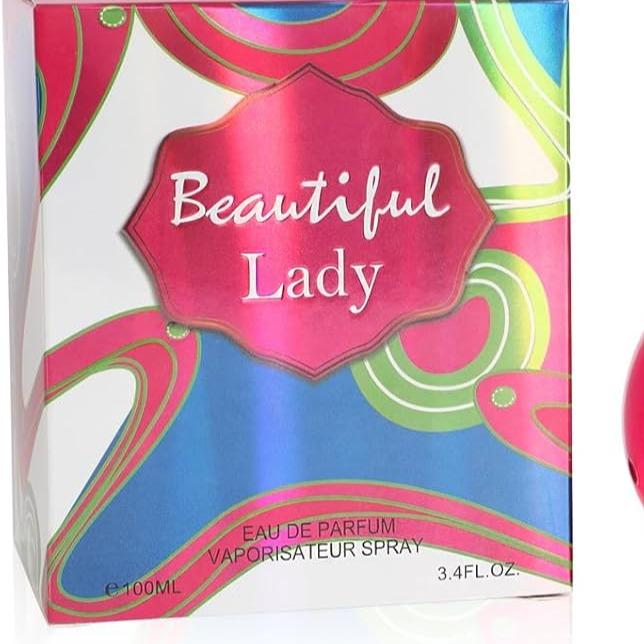 Beautiful Lady for Women by EBC Eau de Parfum 3.4oz EDP Spray