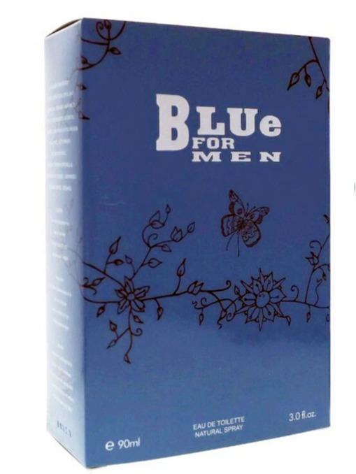 Blue for Men by Royal Fragrance 3.0 oz Eau de Toilette Spray for Men