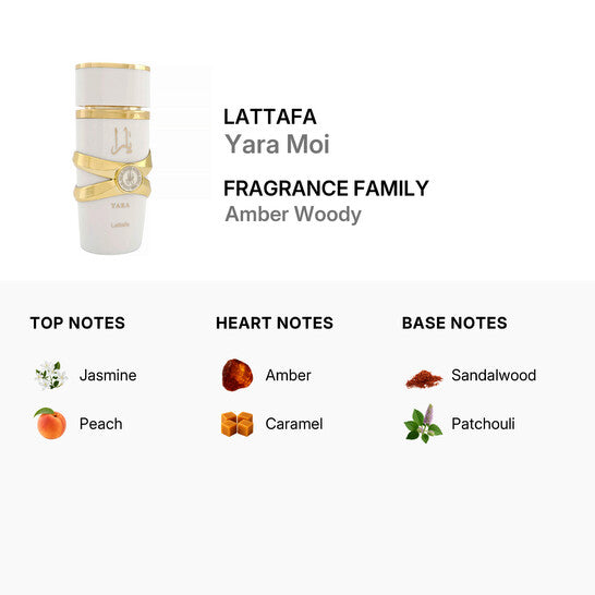 Yara Moi Women by Lattafa EDP Perfume 3.4oz