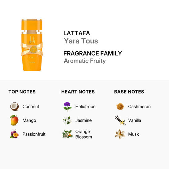 Yara Tous Women by Lattafa EDP Perfume 3.4oz