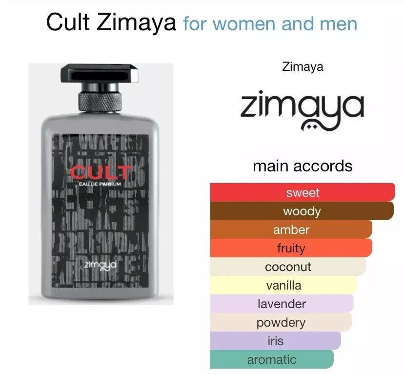 Cult by Zimaya for Men EDP 3.4 oz