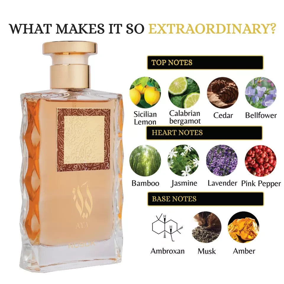 Aya by Nusuk Extrait De Parfum Unisex 3.4oz