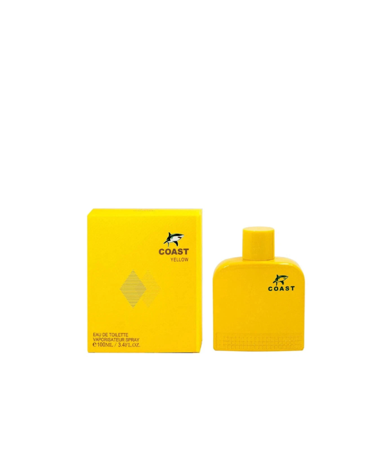 Coast Yellow by EBC Collection 3.4oz Eau De Toilette Men