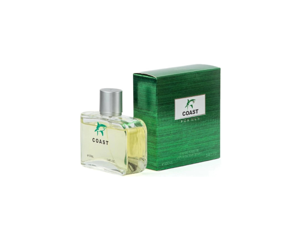 Coast Green by EBC Collection 3.4oz Eau De Toilette Men