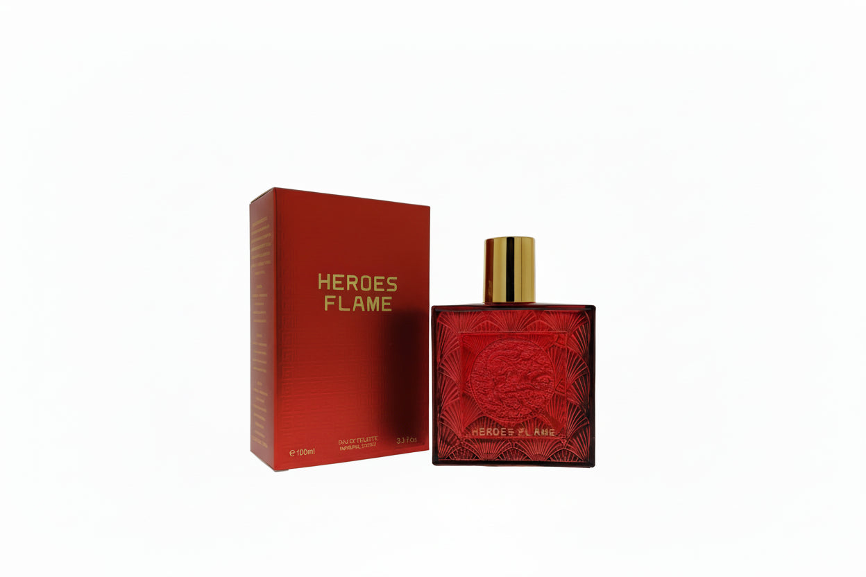Royal Fragrance Heroes Flame 3.0 fl oz (90 ml) Eau de Toilette Spray for Men