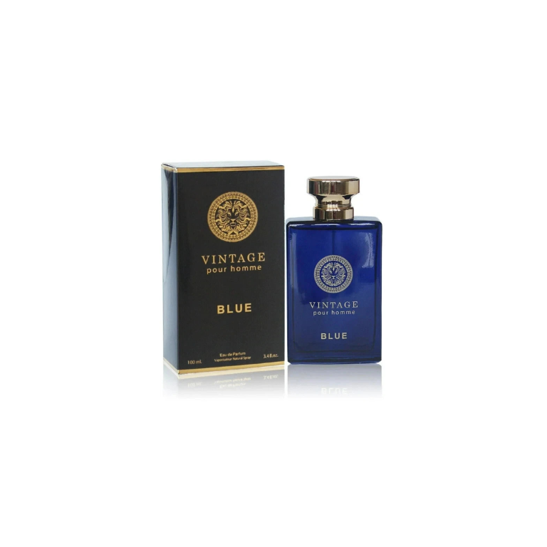 Vintage Pour Homme Blue by Secret Plus 3.4oz Eau De Parfum Men