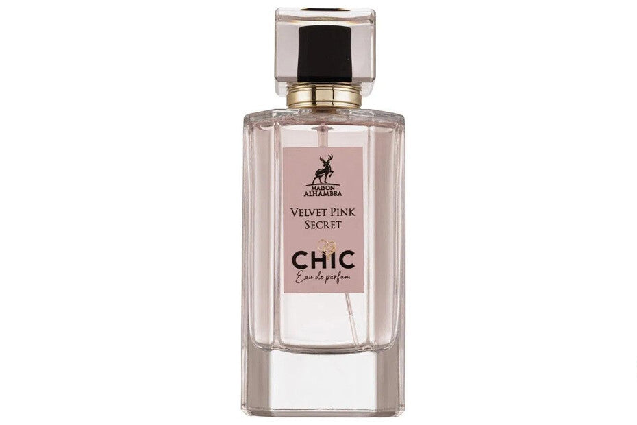 Chic Velvet Pink Secret by Maison Alhambra For Women Perfume 3.4 oz