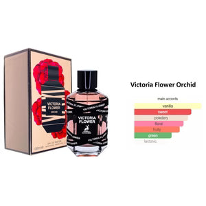Victoria Flower Orchid by Maison Alhambra for Women Perfume 3.4 oz