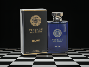 Vintage Pour Homme Blue by Secret Plus 3.4oz EDP for Men