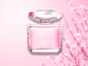 Victory Glowing Crystal by FC 3.4oz Eau De Parfum for Women